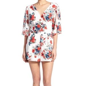Cupcakes and Cashmere White Floral Romper